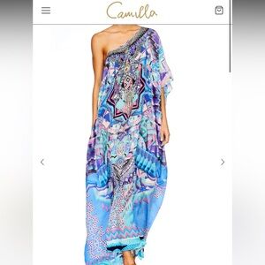 STUNNING! Camila Threads of cosmos Kaftan round neck